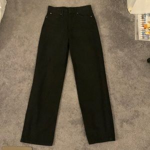 COPY - Loose Straight Leg Black Denim Jeans
